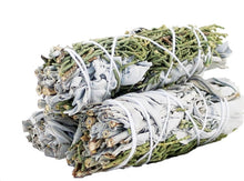 Load image into Gallery viewer, WHITE SAGE &amp; JUNIPER 4&quot; WANDS - 2 PACK
