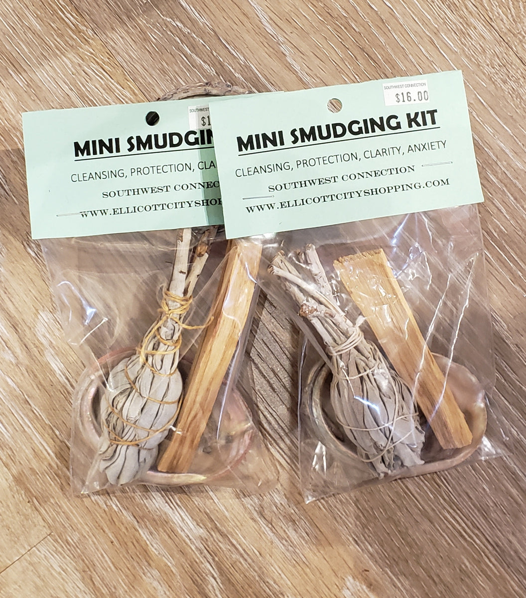 MINI SAGE SMUDGING KIT – Southwest Connection Native American Gifts ...