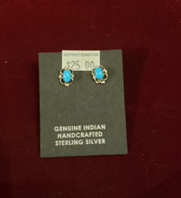 Load image into Gallery viewer, TURQUOISE Mini Post Earrings
