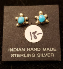 Load image into Gallery viewer, TURQUOISE TURTLE MINI POST Earrings

