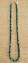 Load image into Gallery viewer, TURQUOISE NUGGET 24&quot; NECKLACE
