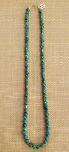 TURQUOISE NUGGET 24" NECKLACE