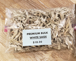 PREMIUM WHITE SAGE - 4 WAND SIZES / LOOSE LEAF