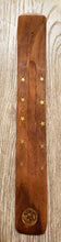 Load image into Gallery viewer, Flat Wooden Incense BURNERS - Multiple Varieties
