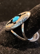 Load image into Gallery viewer, TURQUOISE SHADOWBOX RING - NAVAJO
