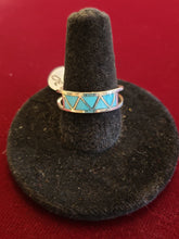Load image into Gallery viewer, TURQUOISE INLAY BAND - ZUNI-
