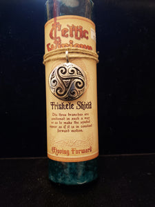 CELTIC VISIONS CANDLE SERIES - TRISKELE SHIELD