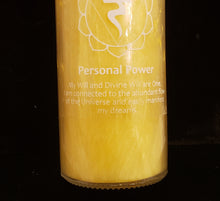 Load image into Gallery viewer, CHAKRA GLASS CANDLE  - SOLAR PLEXUS
