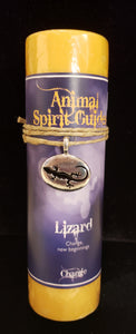 ANIMAL SPIRIT GUIDE CANDLE SERIES  - LIZARD