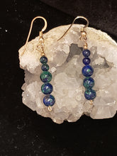 Load image into Gallery viewer, AZURITE EARRINGS
