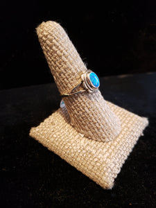 BLUE OPAL  RING - 2 sizes available