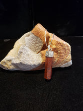 Load image into Gallery viewer, RED JASPER POINT NECKLACE
