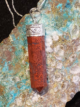 Load image into Gallery viewer, RED JASPER POINT NECKLACE
