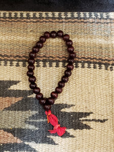 RED SANDALWOOD 8MM MALA BRACELET