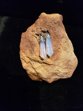Load image into Gallery viewer, CRYSTAL POINT EARRINGS - OPALITE
