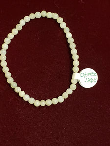 ENERGY BEADS  - 4MM - CHINESE JADE