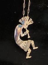 Load image into Gallery viewer, KOKOPELLI PENDANT/PIN NECKLACE

