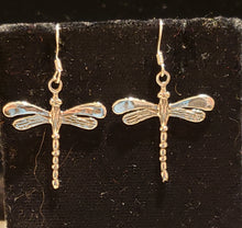 Load image into Gallery viewer, DRAGONFLY EARRINGS- STERLING SILVER
