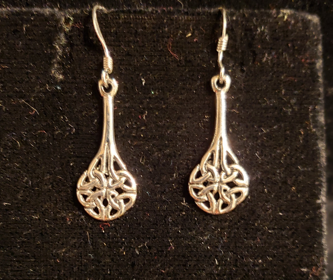CELTIC  EARRINGS - STERLING SILVER - GOVEN STYLE