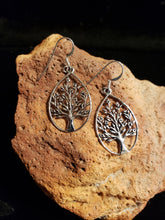 Load image into Gallery viewer, TREE OF LIFE EARRINGS - STERLING SILVER
