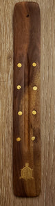 Flat Wooden Incense BURNERS - Multiple Varieties