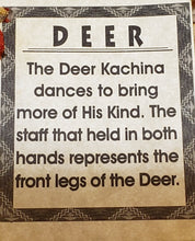 Load image into Gallery viewer, DEER KACHINA - 9&quot;
