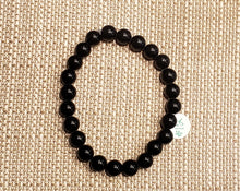Load image into Gallery viewer, ENERGY BEADS BRACELET - 8 MM - BLACK AGATE
