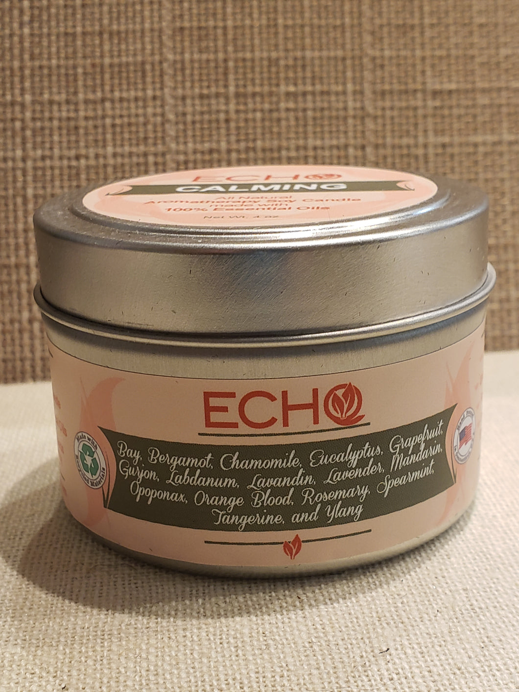 ECHO AROMATHERAPY ESSENTIAL OIL CANDLES  - 12  VARIETIES - SALE! 🔖