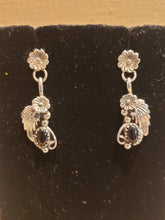 Load image into Gallery viewer, ONYX EARRINGS  - POST STYLE
