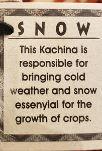 SNOW KACHINA  - 5"