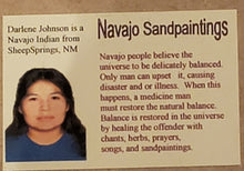 Load image into Gallery viewer, SANDPAINTING  - MEDICINE BEAR - DARLENE JOHNSON

