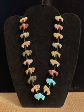 Load image into Gallery viewer, NAVAJO HANDCARVED BUFFALO FETISH NECKLACE
