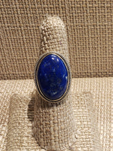 Load image into Gallery viewer, LAPIS RING - SIZE 7.5 - OVAL SHAPED
