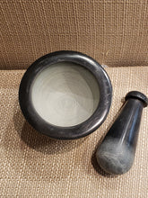 Load image into Gallery viewer, MORTAR &amp; PESTLE SET - BLACK MARBLE
