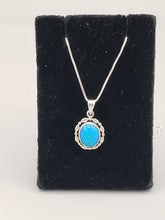 Load image into Gallery viewer, BLUE OPAL NECKLACE
