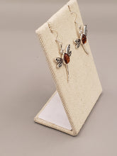 Load image into Gallery viewer, AMBER DRAGONFLY EARRINGS
