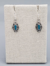 Load image into Gallery viewer, TURQUOISE FILGREE EARRINGS
