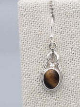 Load image into Gallery viewer, TIGER EYE EARRINGS
