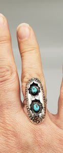 TURQUOISE ADJUSTABLE RING