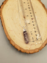 Load image into Gallery viewer, LEPIDOLITE CRYSTAL POINT NECKLACE
