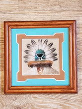 Load image into Gallery viewer, SANDPAINTING - MORNING SINGER KACHINA - MICHAEL WATCHMAN
