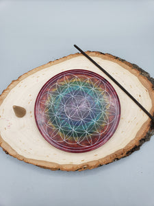 FLOWER OF LIFE INCENSE BURNER