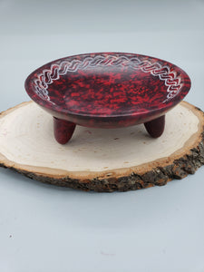 RED CELTIC SMUDGE BOWL BURNER