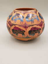 Load image into Gallery viewer, BUFFALO ROAMING ETCHED HORSEHAIR POT - KAROLYN WILLIE
