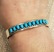 Load image into Gallery viewer, TURQUOISE 11 SLEEPING BEAUTY CUFF BRACELET - PAUL LIVINGSTON
