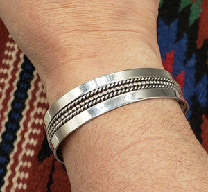 STERLING SILVER CUFF BRACELET - VERNA TAHE