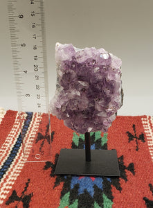 AMETHYST CLUSTER - ON STAND