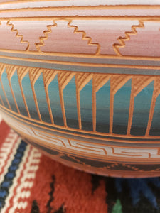 NAVAJO ETCHWARE POTTERY - ROBINSON & VALENCIA ETSITTY