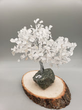 Load image into Gallery viewer, QUARTZ CRYSTAL GEMSTONE TREE WITH GRANITE BASE
