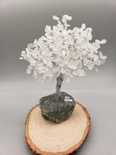 Load image into Gallery viewer, QUARTZ CRYSTAL GEMSTONE TREE WITH GRANITE BASE
